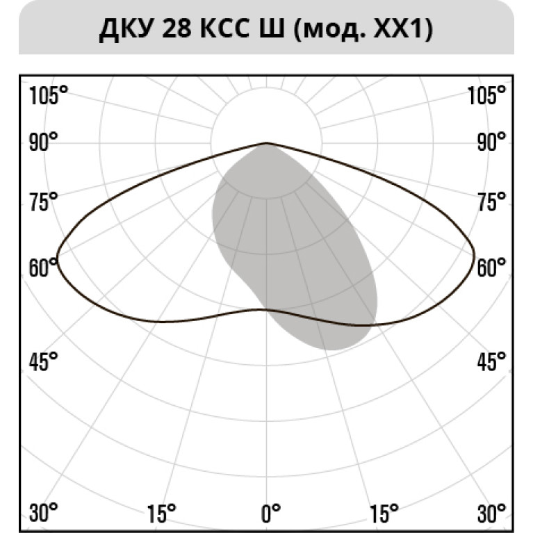 Светильник уличный ДКУ 28-100-401 L (4000K)