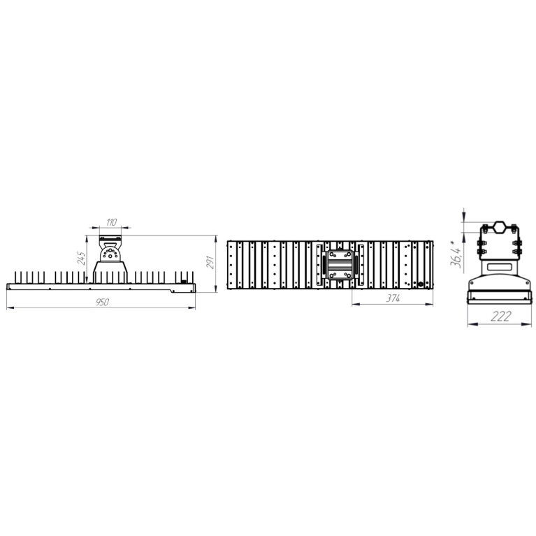Крепление консольное для светильника  EGIS