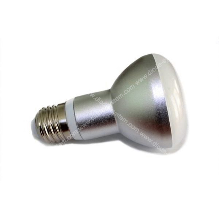 Светодиодная лампа E27 LED-R63-7W-E27-W