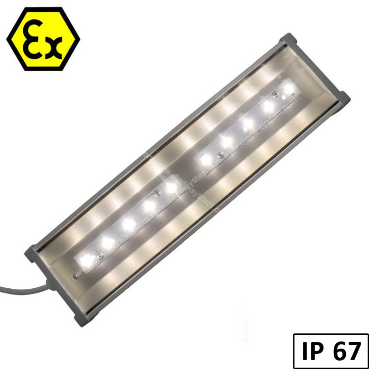 Взрывозащищенный уличный светодиодный светильник DS-STREET EX 32(Ш) с линзой Ш