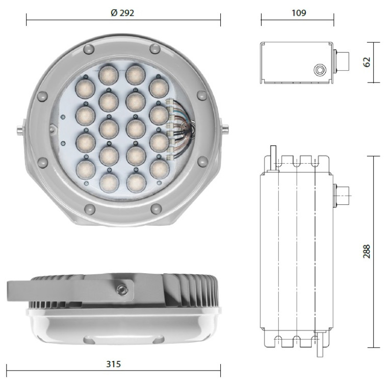 GALAD Аврора LED-108-Ellipse/RGBW