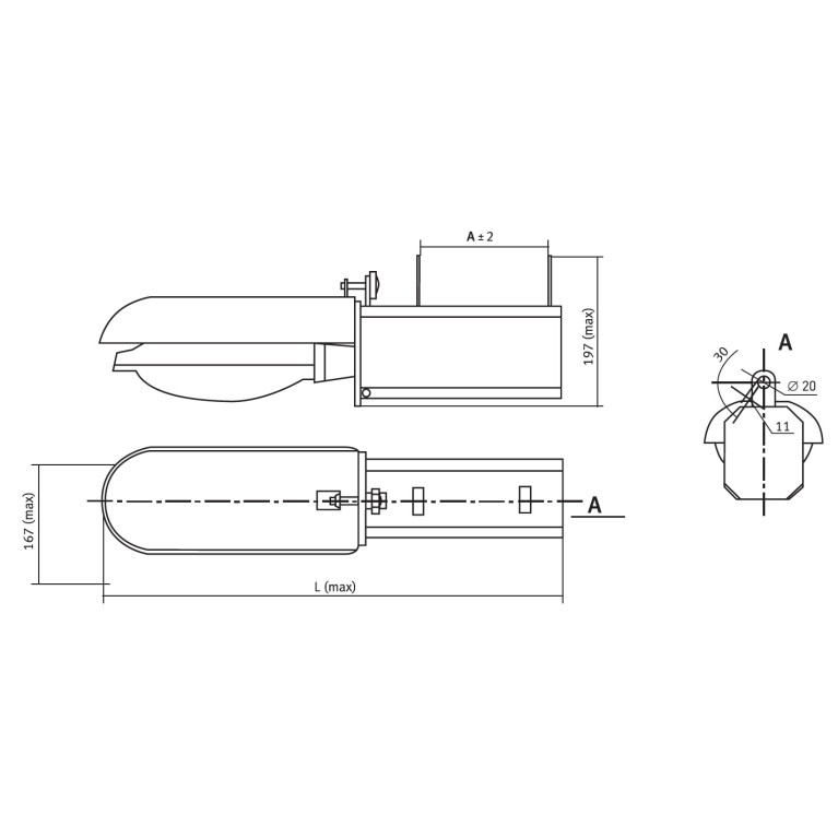 ЖСП30ТЭк-600-013У5 380В REFLUX" (подвес на трос, без разъема)"