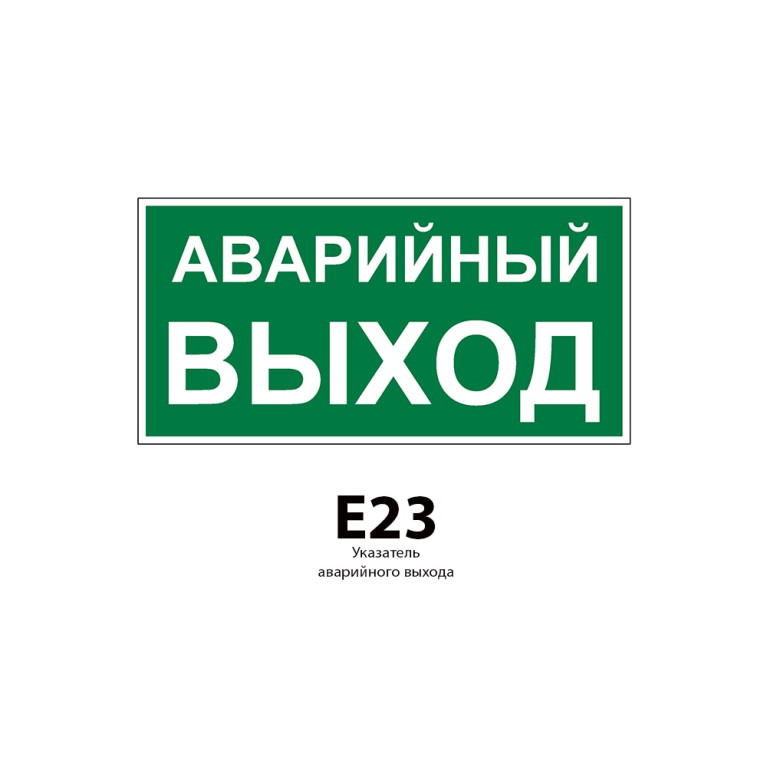 ДБУ69-20-001 У1 (Знак эвакуационный/600x300/Зелёный фон)