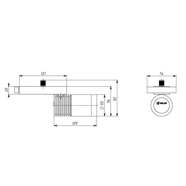 GALAD Афродита LED-13-12 (3000K/RAL9016/1/50)