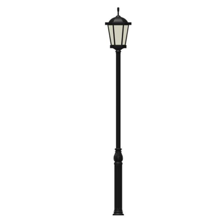 Чугунный фонарь серия CRANE-022 с 1 светильником LED 30-60Вт