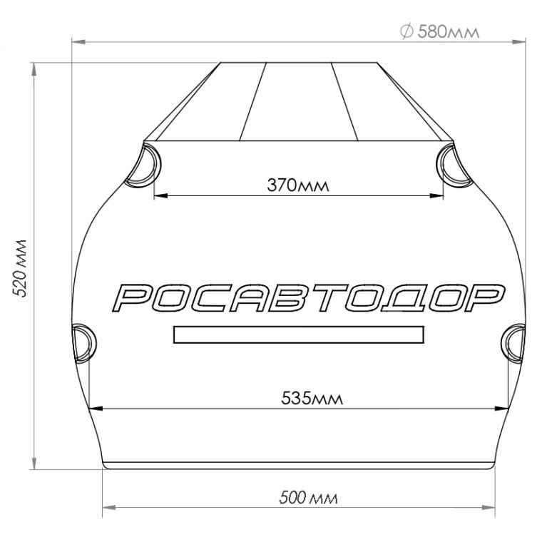 Цоколь опоры освещения PA-700