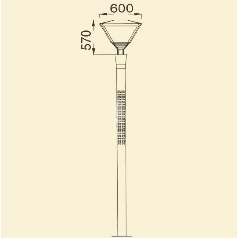 СВЕТИЛЬНИК СЕРИИ СТРИТ-16 CR-02387 Е27 220V CRANE