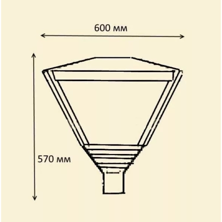 СВЕТИЛЬНИК СЕРИИ СТРИТ-16 CR-02387 Е27 220V CRANE