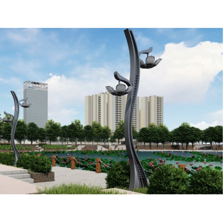 САДОВО-ПАРКОВЫЙ LED СВЕТИЛЬНИК серии ЛОТОС 31956-SS2*50W 220V IP65 CRANE