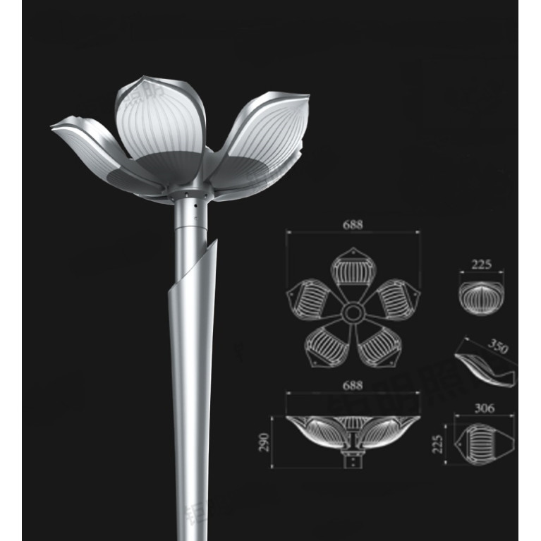 САДОВО-ПАРКОВЫЙ LED СВЕТИЛЬНИК серии ЛОТОС SOLAR 3195-ST 50W IP65 CRANE