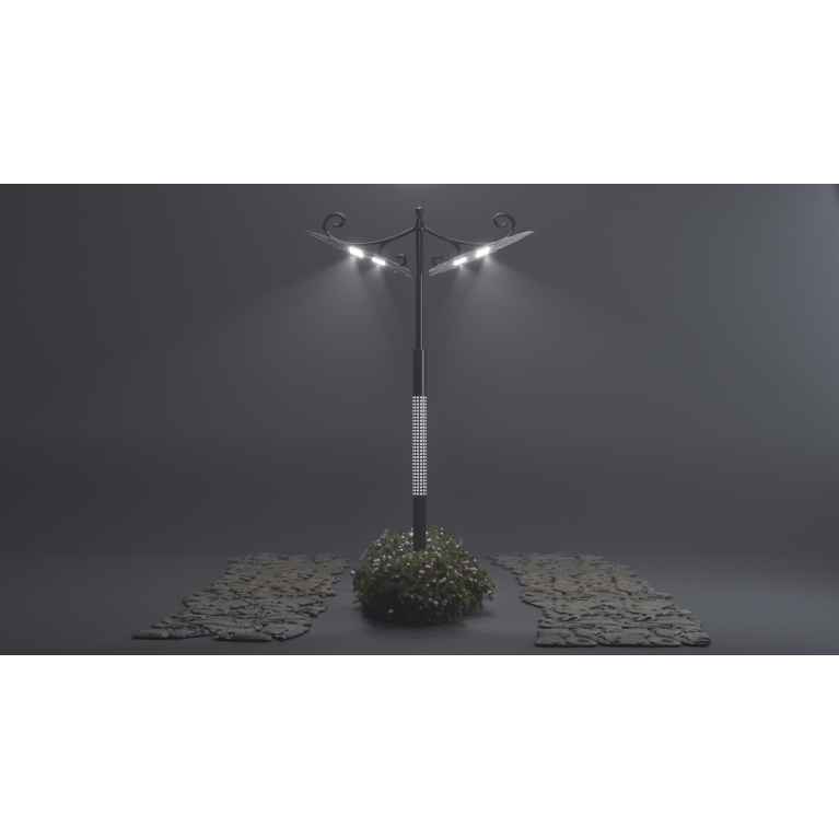 Парковый светильник серия CRANE-038 Монстера 2