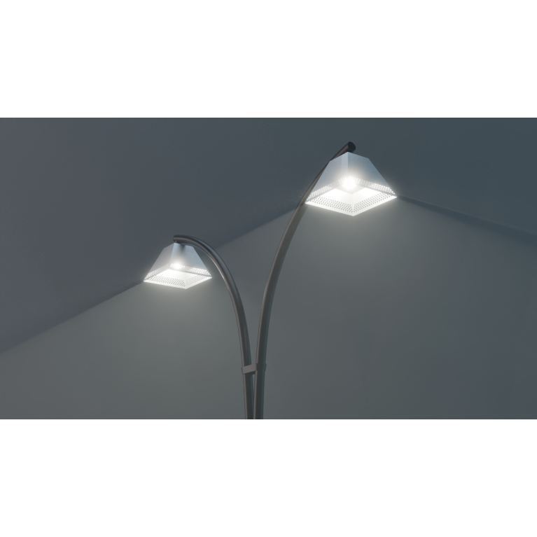 Парковый светильник серия CRANE-040 H-3500мм 2*50Вт