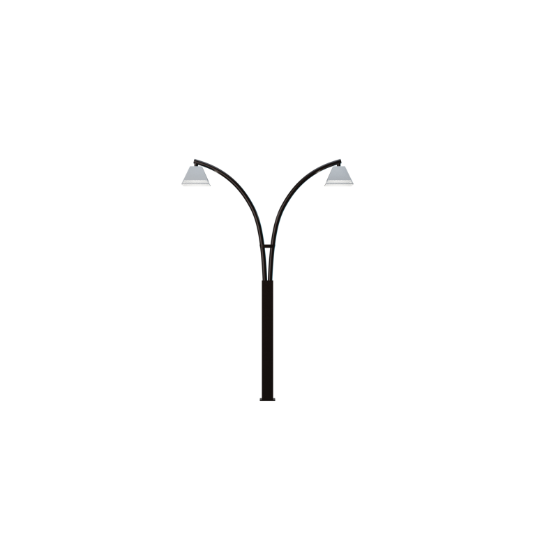 Парковый светильник серия CRANE-040 H-3500мм 2*50Вт
