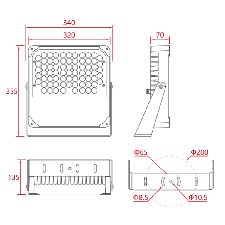 Светильник серии Монако 150W L02C-072E CRANE