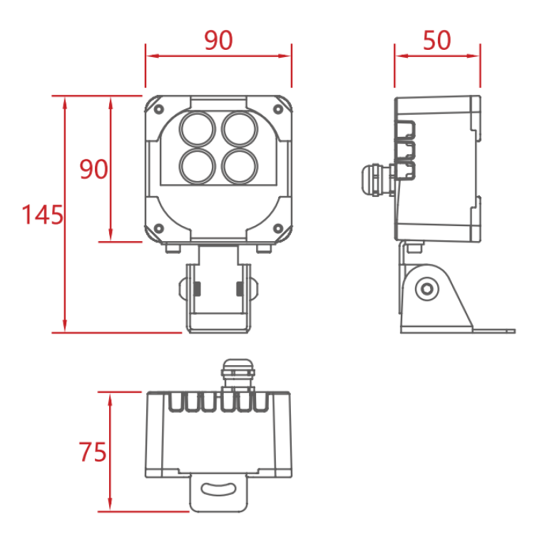 Светильник серии Монако 3W L02C-001F CRANE
