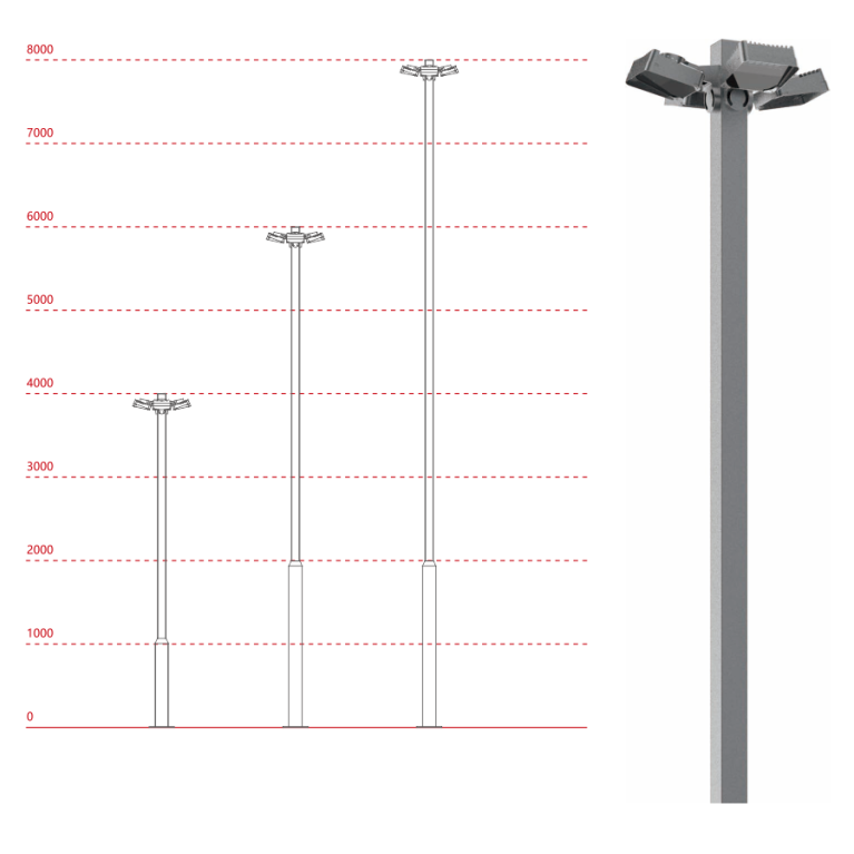 Светильник серии Монако 150W RGBW L02C-020E CRANE