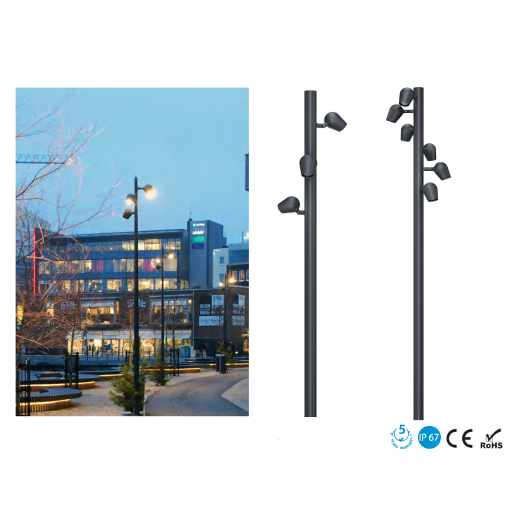 ЛАНДШАФТНЫЙ СВЕТИЛЬНИК серии Street-UFO 60вт 220В IP67 2700-6500kCRANE