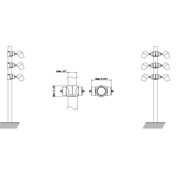 Парковый СВЕТИЛЬНИК серии Street-UFO зажим Z/1 20вт 220В IP67 CRANE