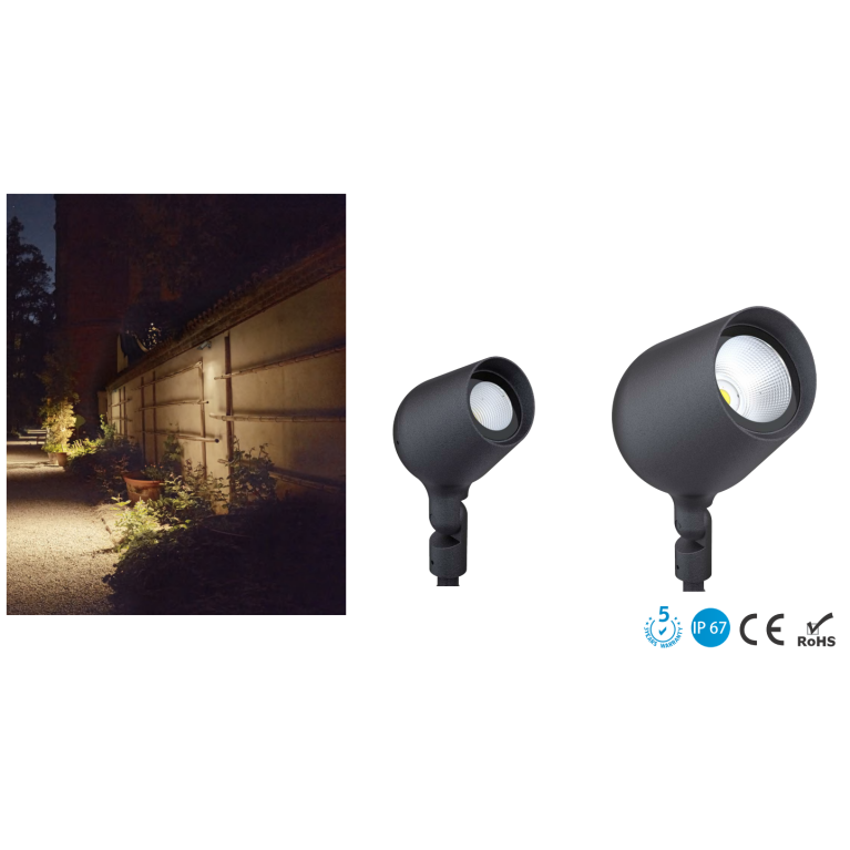 парковый СВЕТИЛЬНИК с муфтой серии Street-UFO 60вт 220В IP67 2700-6500kCRANE