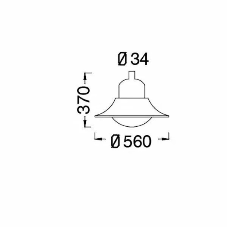 Садово-парковый LED светильник серии Таун алюминий 60W 220V IP65 CRANE