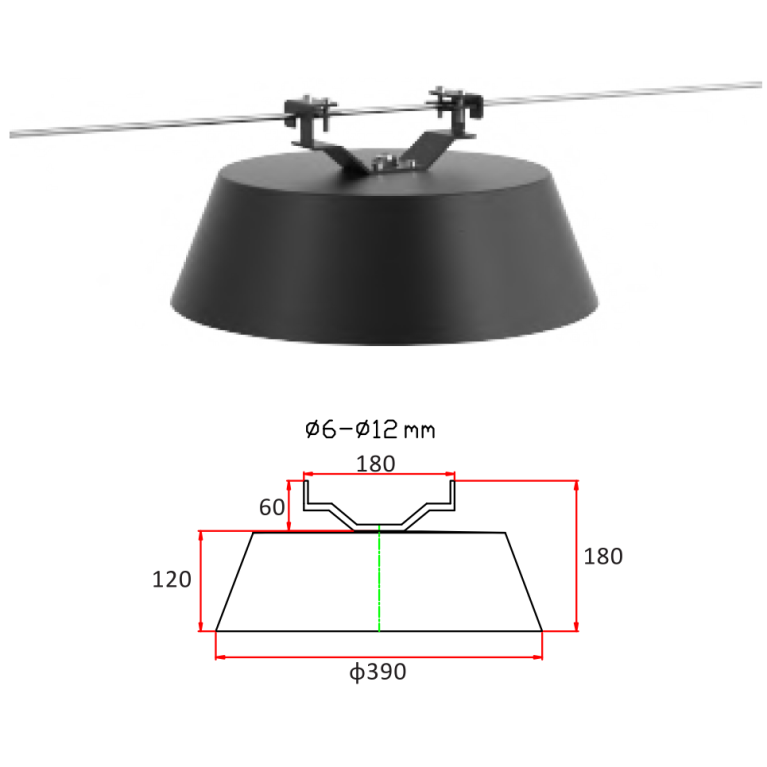 Садово-парковый светильник серии СТРИТ-38 CM 30-90W CRANE