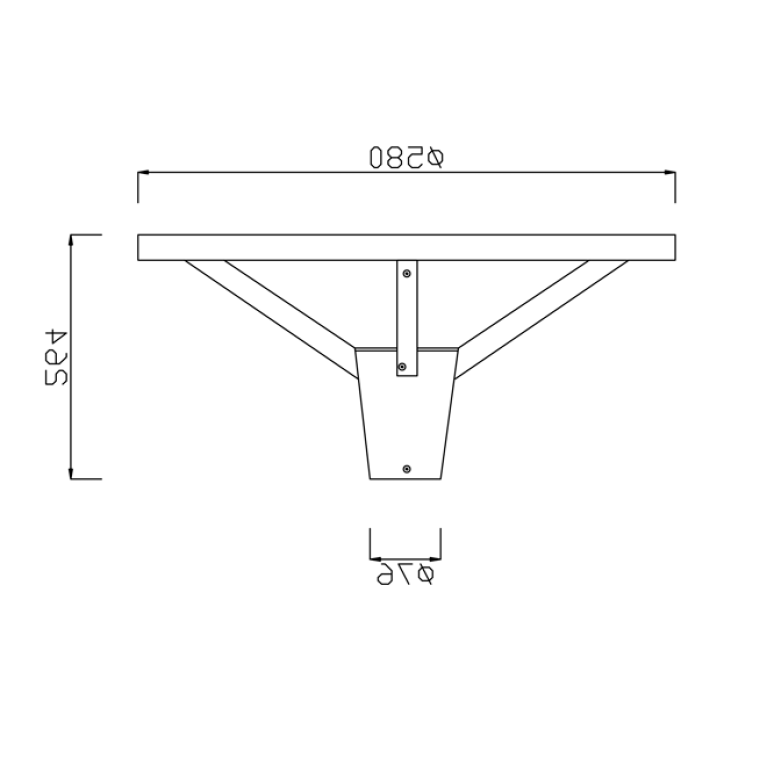 Светильник серии стрит-77 SKY5 ЭКОНОМ 80W IP65220V CRANE