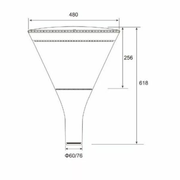 Светильник садово парковый серии стрит-SKY2 100W 220V IP65 CRANE