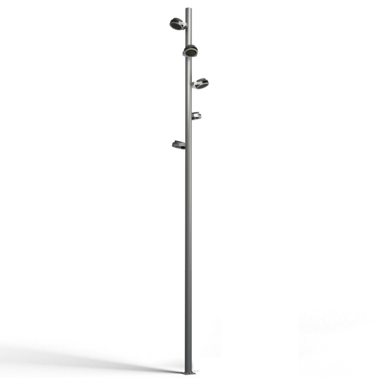 Парковые светильники серия TURN CR-GL8F H-6000мм 5*48Вт CRANE