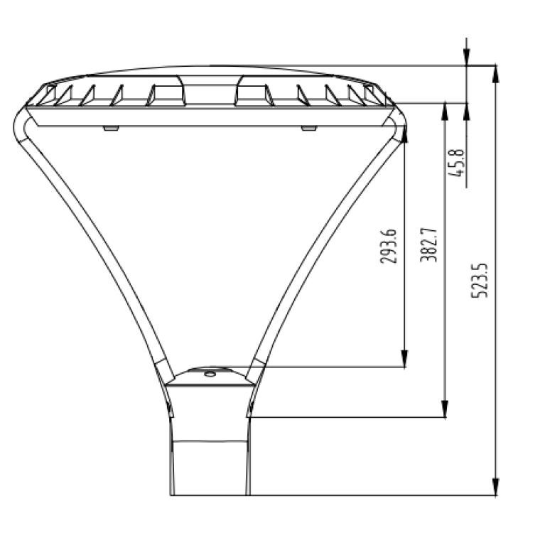 Уличный фонарь на опору серии Стрит-72 Led 120W 220V CRANE