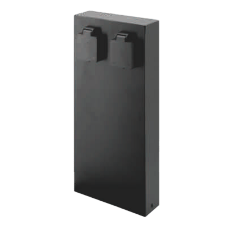 Садовая розетка серии NCR-560IP44 H-400мм 2 розетки CRANELED