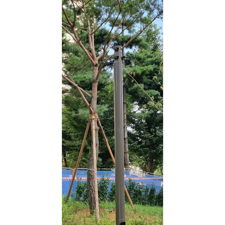 Светильник столбик серии SHARDEN H=2000mm 24W 220V IP65 180° CRANE