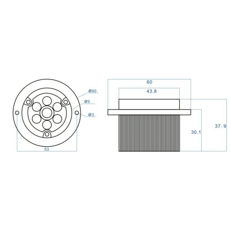 LED модуль CR-Y949 6W-module Bridgelux3030 3P2S 100Lm/W CRANE