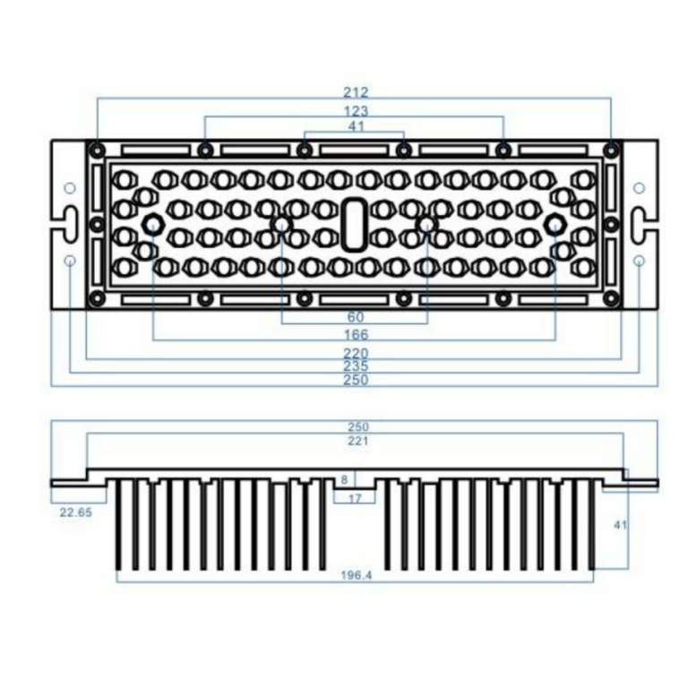 LED модуль CR-F386 56W-module Bridgelux/CREE/LUMILEDS CRANE
