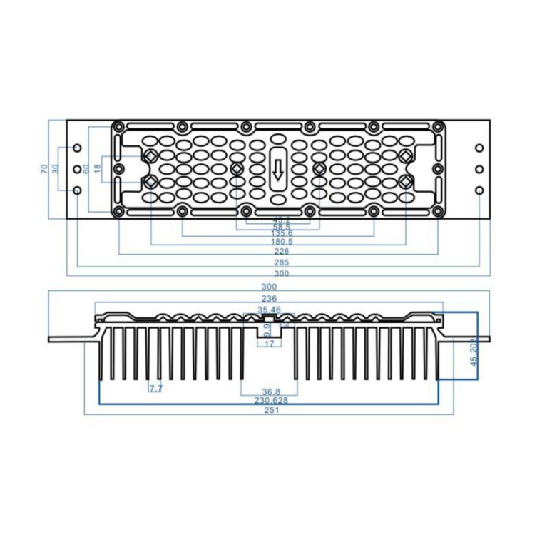 LED модуль CR-G313 64W-module Bridgelux/CREE/LUMILEDS CRANE