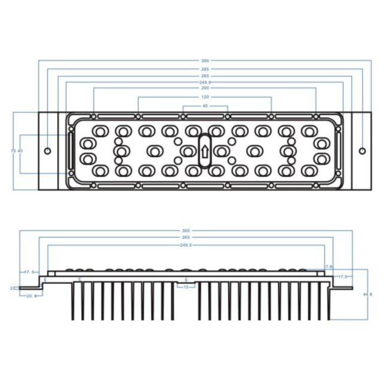 LED модуль CR-G413 30W-module Bridgelux/CREE/LUMILEDS CRANE