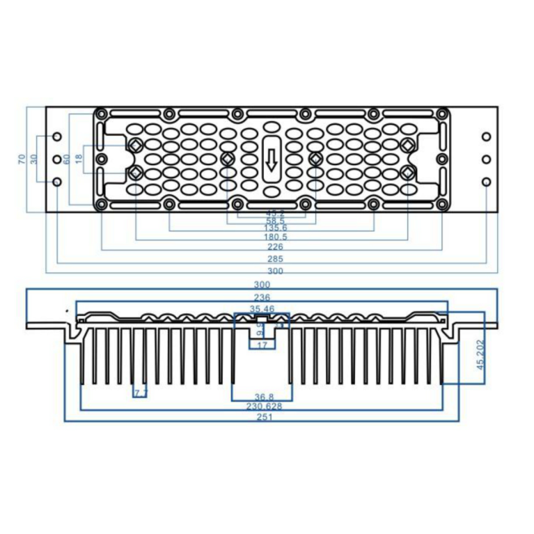 LED модуль CR-G913 64W-module Bridgelux/CREE/LUMILEDS CRANE