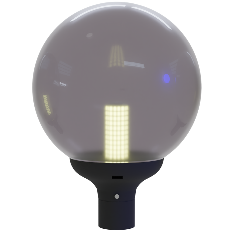 СВЕТИЛЬНИК ШАР LED 48Вт ПММА 400ММ Цвет дымчатый основание коническое