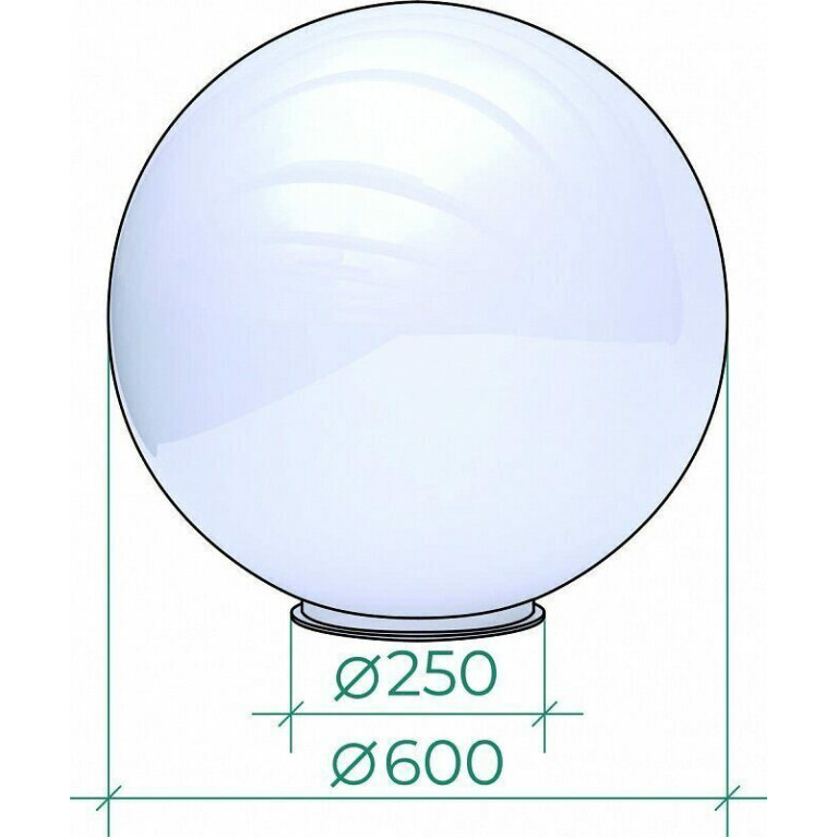 СВЕТИЛЬНИК ШАР ПММА 600/500/400ММ Е27