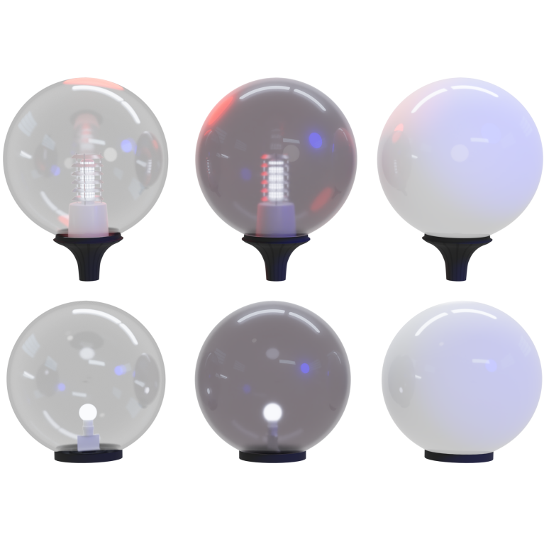 СВЕТИЛЬНИК ШАР LED 48Вт 220В ПММА 600/500/400ММ