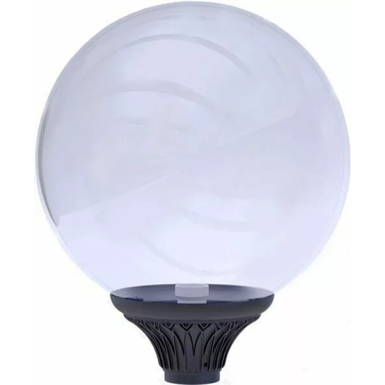 СВЕТИЛЬНИК ШАР LED 48Вт ПММА 400ММпрозрачный ОСН. алюминий 175ММ коническое