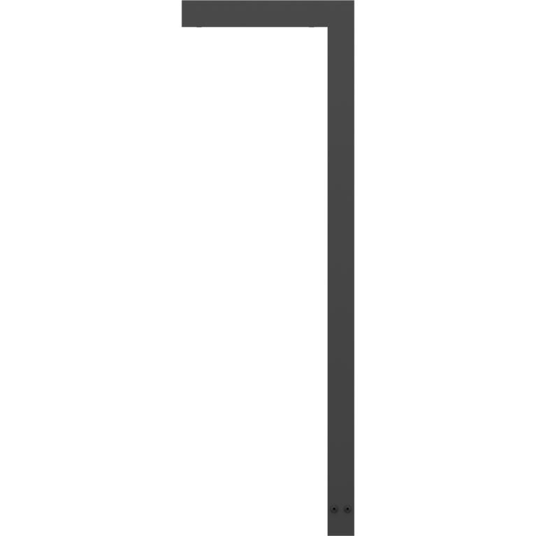 ATRIUM LED L-SHAPE 16W 830 RAL9005