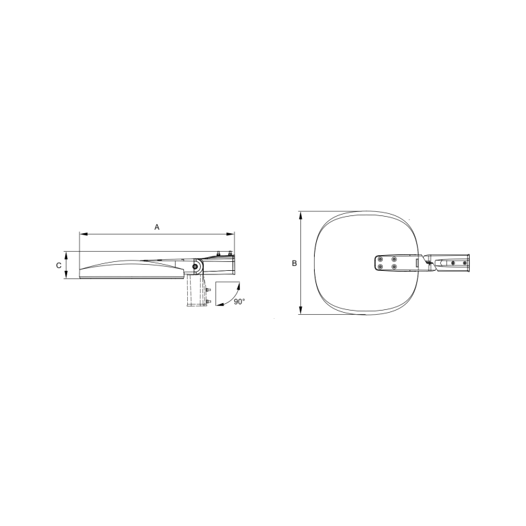 SKYLINE LED 30W DK 730 RAL9006
