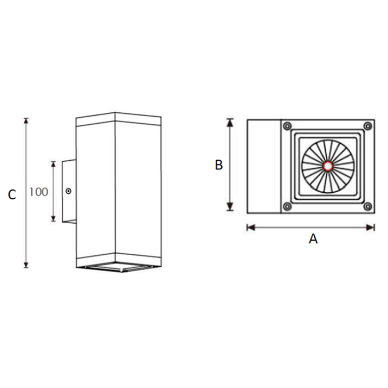TETRA LED 2x13W D30 730 SL