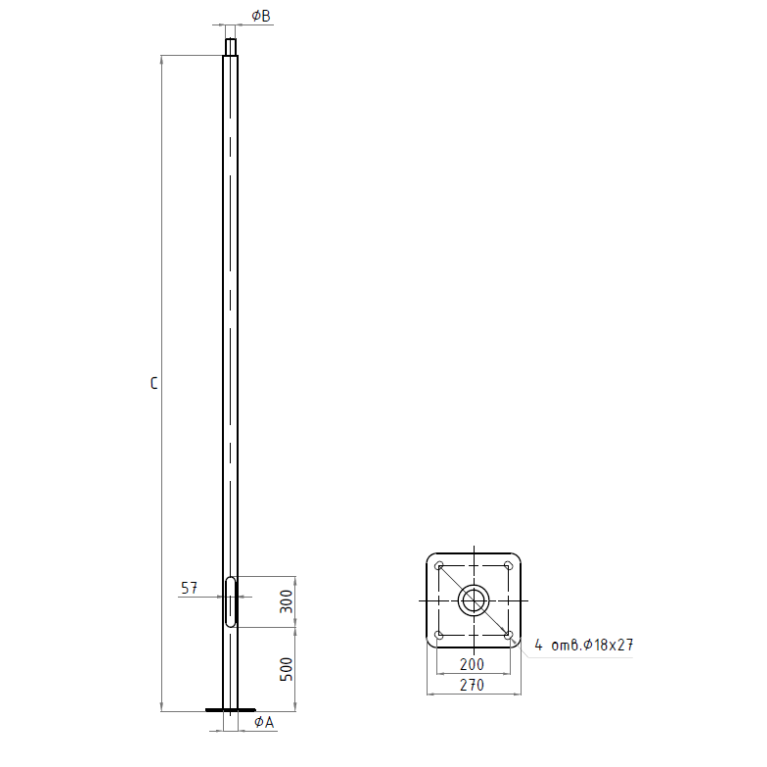 PODIUM 4M D89 T1 RAL9005 (без ЗДФ)