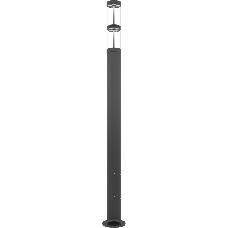 COLOSS LED 50W RW 840 RAL9006 POLE 4M (без ЗДФ)
