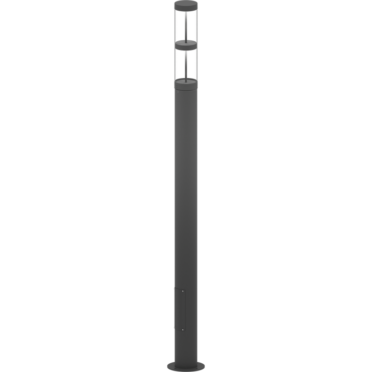 COLOSS LED 50W RW 840 RAL9006 POLE 4M (без ЗДФ)