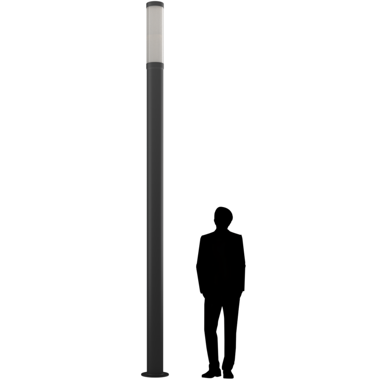 COLOSS LED 30W RS 827 RAL9005 POLE 3M (без ЗДФ)