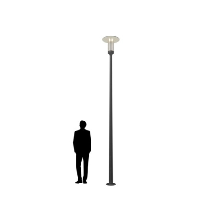 IDALGO 30W RW 830 RAL9005 POLE 3M SET (в комплекте ЗДФ)