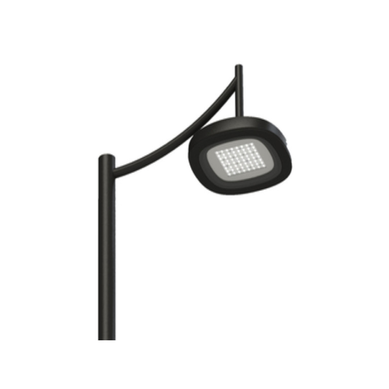 SKYLINE LED 60W DW 827 RAL9005 U-POLE 5M (в комплекте ЗДФ)