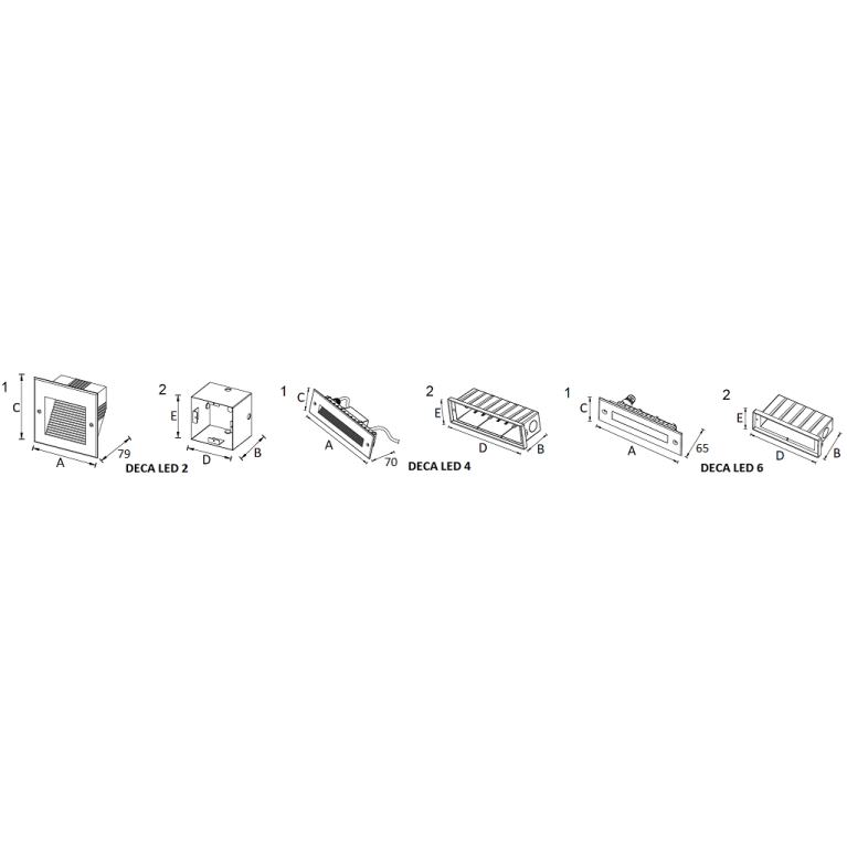 DECA LED 6W 827 SL 24V